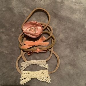 Baby girl headband set